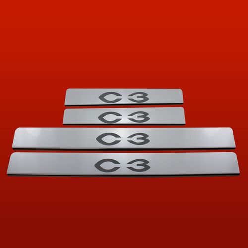 Listwa progowa CITROEN C3 MK1 Stal nierdzewna 304 połysk 4szt na Arena.pl