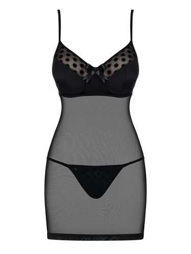 Dotina koszulka i stringi - czarne - pikanteria Obsessive S/M na Arena.pl