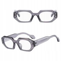 Okulary Zerówki do KOMPUTERA TV Smartfon BLUE LIGHT szare STYLION