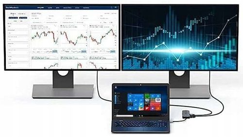 Mocna Stacja dokująca na dwa monitory z HDMI i USB-C 3.0 do podłączenia na Arena.pl