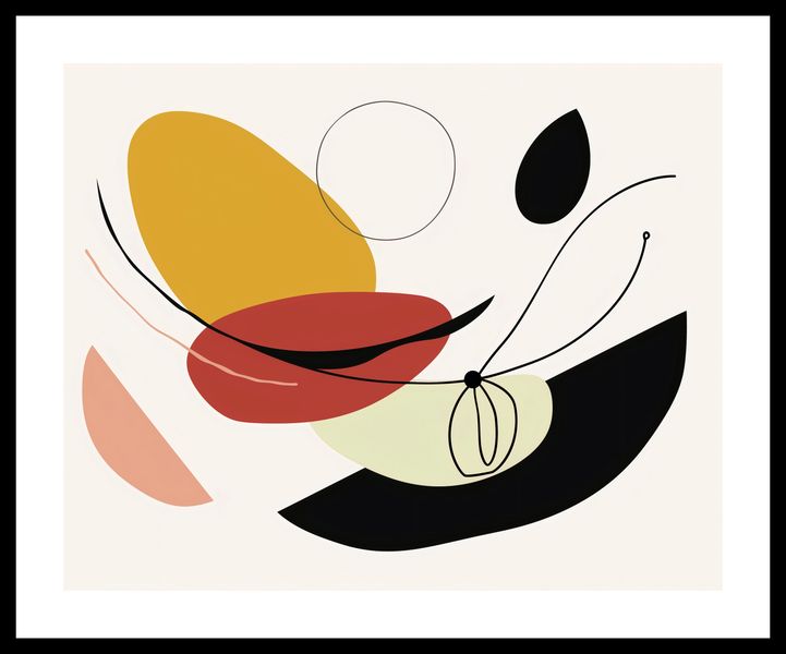 Plakat 50x40cm Geometryczna Krzywizna zdjęcie 3