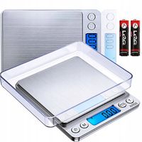 WAGA JUBILERSKA CYFROWA PRECYZYJNA KUCHENNA NA PRZYPRAWY LCD 500 GRAM -0,01