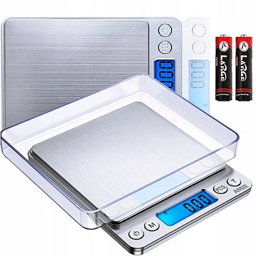 WAGA JUBILERSKA CYFROWA PRECYZYJNA KUCHENNA NA PRZYPRAWY LCD 500 GRAM -0,01 na Arena.pl