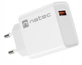 Ładowarka sieciowa Natec Ribera 1x USB-A 18W biała