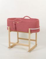 kosz mojżesza boho handmade z kołyską - blossom