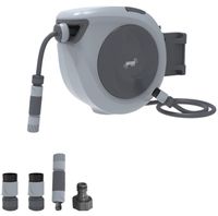 WĄŻ OGRODOWY ZWIJACZ BĘBEN NA ŚCIANĘ 35 m AUTOMATYCZNY