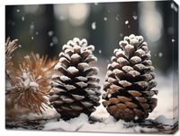 Obraz 90x70cm Zimowa Symetria