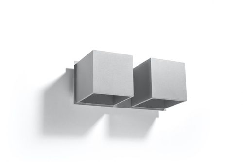 Kinkiet QUAD 2 szary na Arena.pl