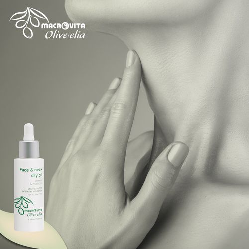 MACROVITA Olive.elia suchy olejek do twarzy i szyi z bio-oliwą i olejkiem mastyksowym 30ml na Arena.pl