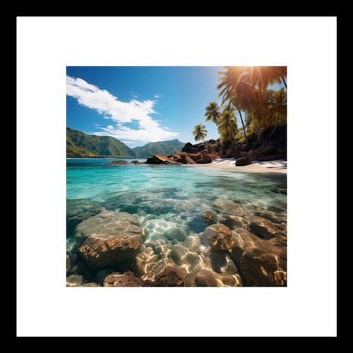 Plakat 20x20cm Odosobniony Raj na Arena.pl