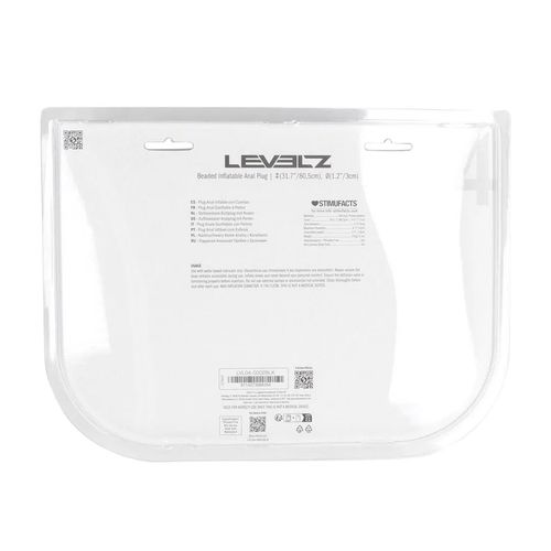 Beaded Inflatable Silicone Anal Plug - Black na Arena.pl