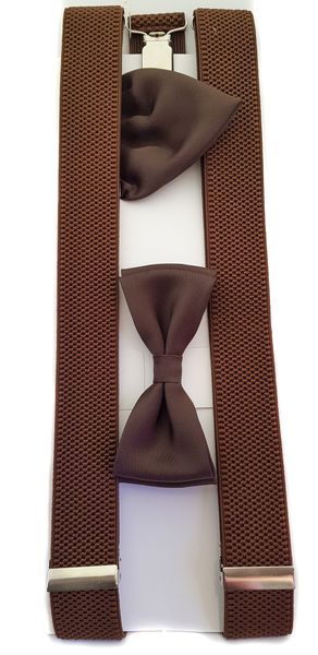 KOMPLET BRĄZOWE SZELKI Z MUCHĄ MUSZKĄ I POSZETKĄ zdjęcie 1