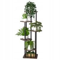 KWIETNIK NA KWIATY STOJAK METALOWY STOJĄCY LOFT ROŚLINY REGAŁ 132 CM