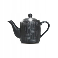 Ceramiczny Czajniczek 'GEOMETRY BLACK' | Maestro MR-20003-08