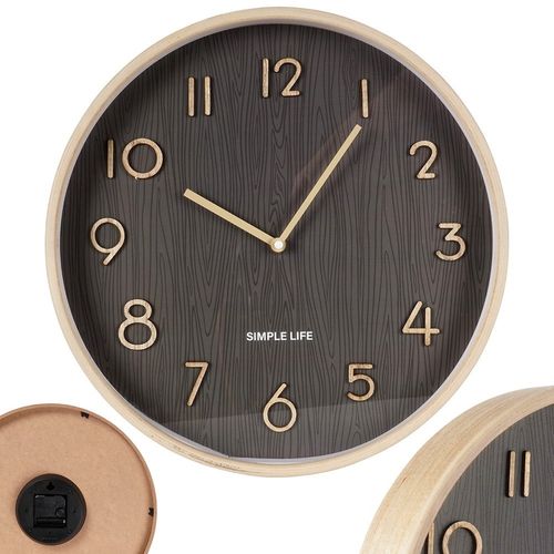 Zegar ścienny szary 38 cm na Arena.pl