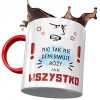 Kubek Czerwony Dla Róży Żony Przyjaciółki Prezent Z Nadrukiem Ze Zdjęciem