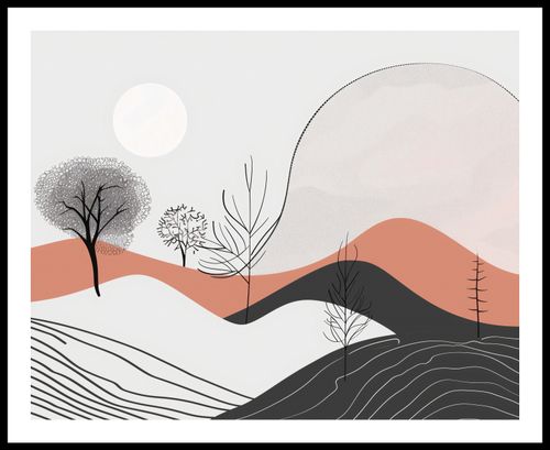 Plakat 76x60,5cm Półcień Widoku na Arena.pl