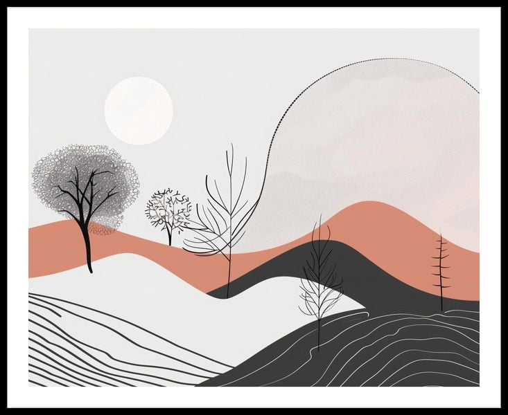 Plakat 76x60,5cm Półcień Widoku zdjęcie 3