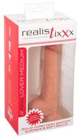 dildo realistyczne silikonowe realistixxx real lover medium 21,7 cm