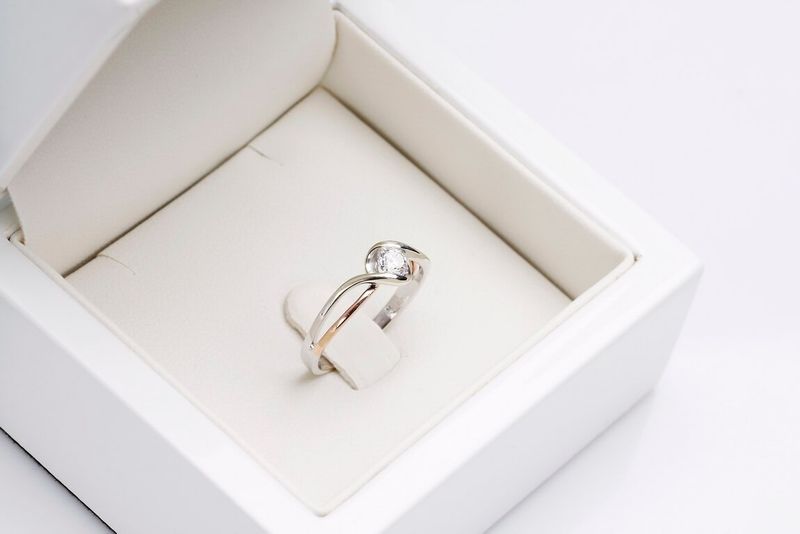 Emaga Złoty pierścionek PRD4357 - Diament zdjęcie 5