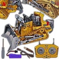 Spychacz Buldożer Zdalnie Sterowany Spych Koparka Budowlana RC Na Pilot