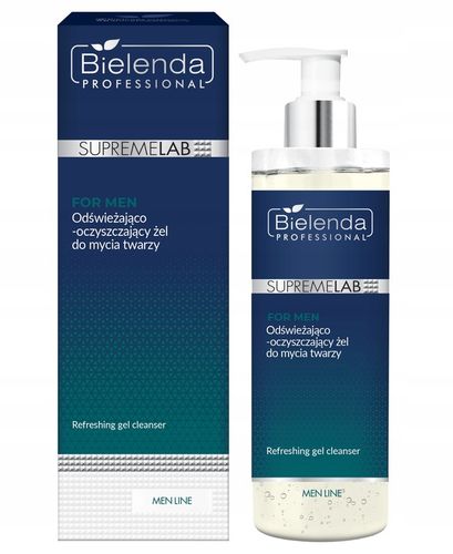BIELENDA SUPREMELAB FOR MEN ODŚWIEŻAJĄCY ŻEL DO MYCIA TWARZY 200ML na Arena.pl