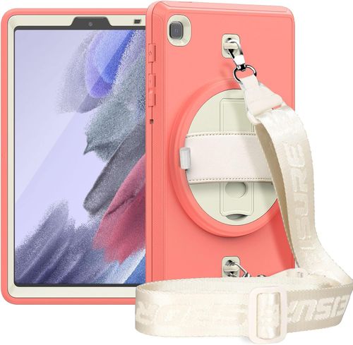 Etui do Samsung Galaxy Tab A7 Lite z Paskiem na Ramię Różowe na Arena.pl