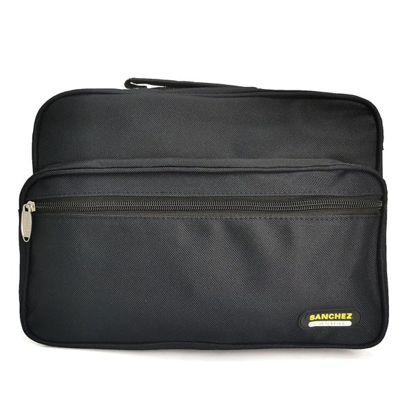 torba męska z nylonu marki sanchez - czarna zdjęcie 1