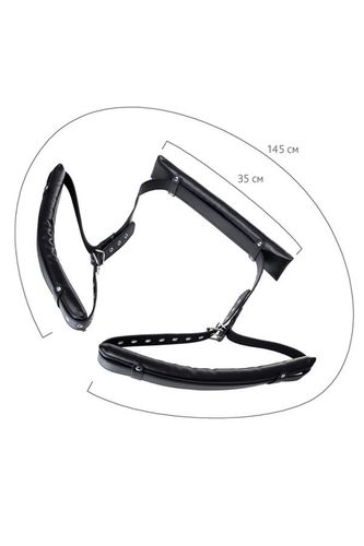 anonymo fixing sling, pu leather, black, 145 cm na Arena.pl