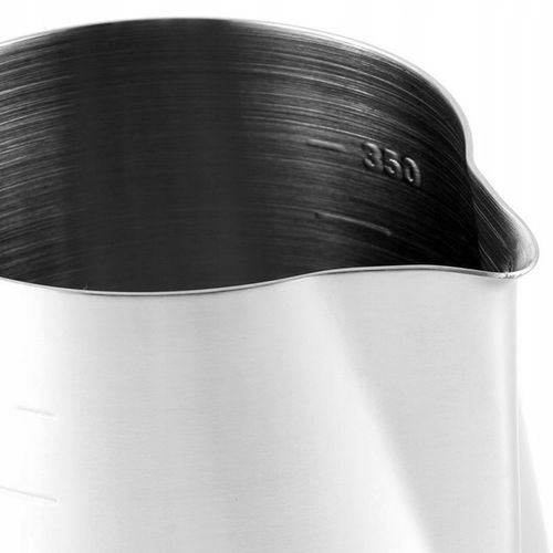 DZBANEK KUBEK DO SPIENIANIA MLEKA NA MLEKO STALOWY NIERDZEWN MLECZNIK na Arena.pl