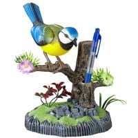 Mówiąca sikorka interaktywny przybornik na biurko na baterie powtarza 17cm