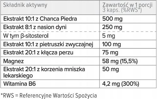 PROTON LABS Uroseren - Chanca piedra, żurawina, 45 kaps. Nerki na Arena.pl