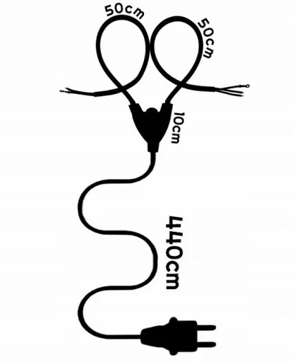 Halogen LED Statyw Budowlany Roboczy Naświetlacz 100W Z Długim Przewodem 5m zdjęcie 6