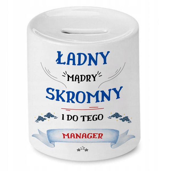 Skarbonka Dla Menagera Na Urodziny Prezent Z Nadrukiem Ze Zdjęciem zdjęcie 1