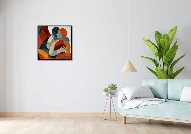 Plakat 60x60cm Objęcia zdjęcie 4