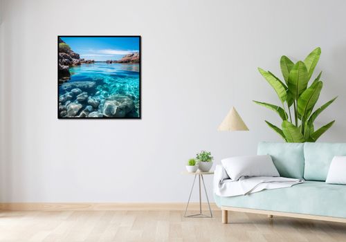 Plakat 80x80cm Krystaliczna Woda na Arena.pl