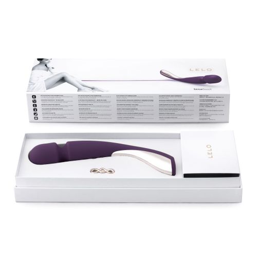 Masażer - Lelo Smart Wand Massager Medium Plum na Arena.pl