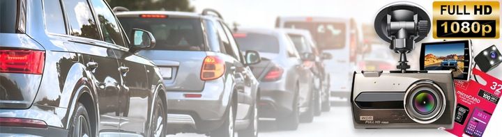 KAMERA DO SAMOCHODU REJESTRATOR JAZDY PRZÓD i TYŁ WIDEO REJESTRATOR Menu PL zdjęcie 15