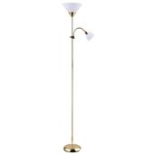 Stojąca lampa salonowa Action 4060 Rabalux podłogowa złota biała nowoczesna