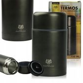 TERMOS OBIADOWY TURYSTYCZNY NA ŻYWNOŚĆ 750ML TERMICZNY STAL NIERDZEWNA