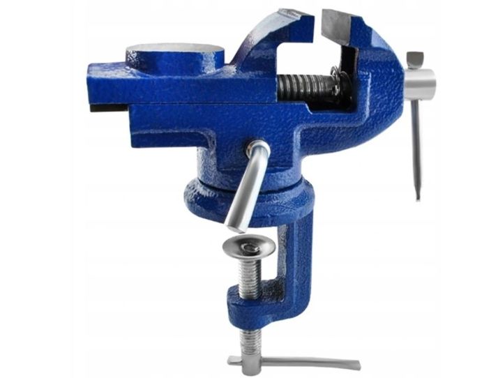 IMADŁO ŚLUSARSKIE OBROTOWE 360 Z KOWADŁEM ŻELIWNE STOŁOWE SOLIDNE 50MM zdjęcie 7