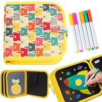 tablica książeczka do rysowania + pisaki kredowe miś