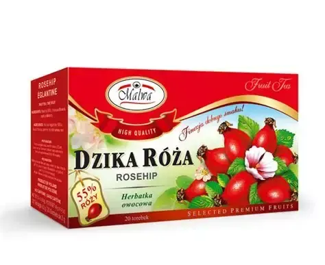MALWA HERBATA OWOCOWA 20TB DZIKA RÓŻA 2G zdjęcie 1