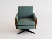 Fotel prl vintage retro DOCENT - tkanina do wyboru, fotel obrotowy