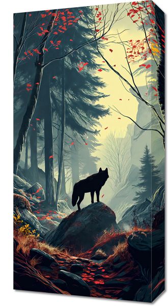 Obraz 30x60cm Leśne Echa zdjęcie 1