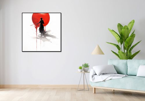 Plakat 90x90cm Samotny Samuraj na Arena.pl