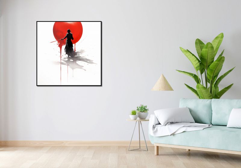 Plakat 90x90cm Samotny Samuraj zdjęcie 4