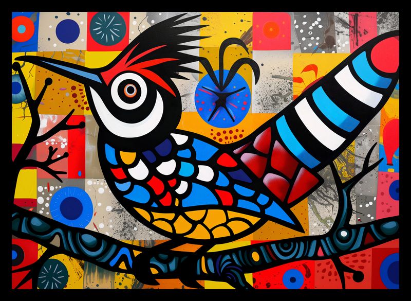 Plakat 35x25cm Ptak Na Wznak zdjęcie 2