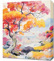 Obraz 50x60cm Roztańczony Krajobraz