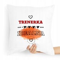 Prezent Poduszka Dla Trenera Trenerka Idealna Z Nadrukiem Ze Zdjęciem